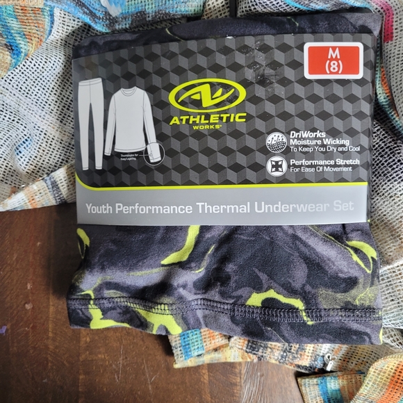 Athletic Works Pajamas Youth Thermal Underwear Set 8 Poshmark
